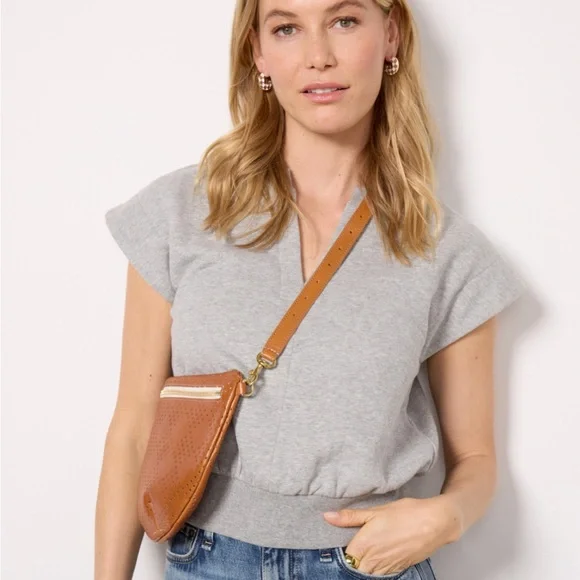 Nikki Short Sleeve Sweatshirt (Grey, XS) - Picture 2 of 2